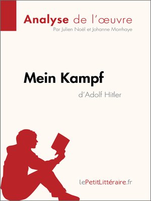 cover image of Mein Kampf d'Adolf Hitler (Analyse de l'oeuvre)